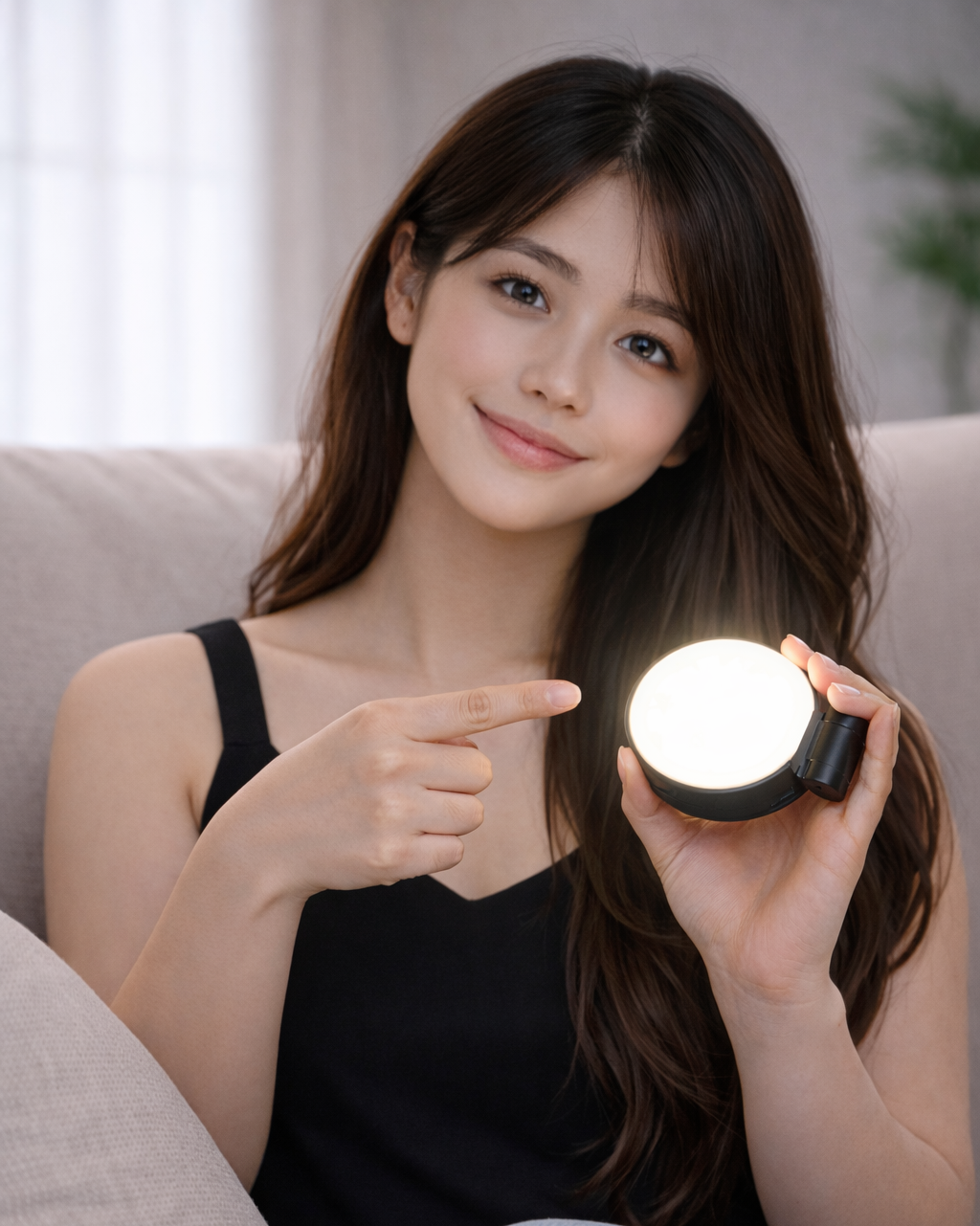 Rechargeable Magnetic LED Selfie Light