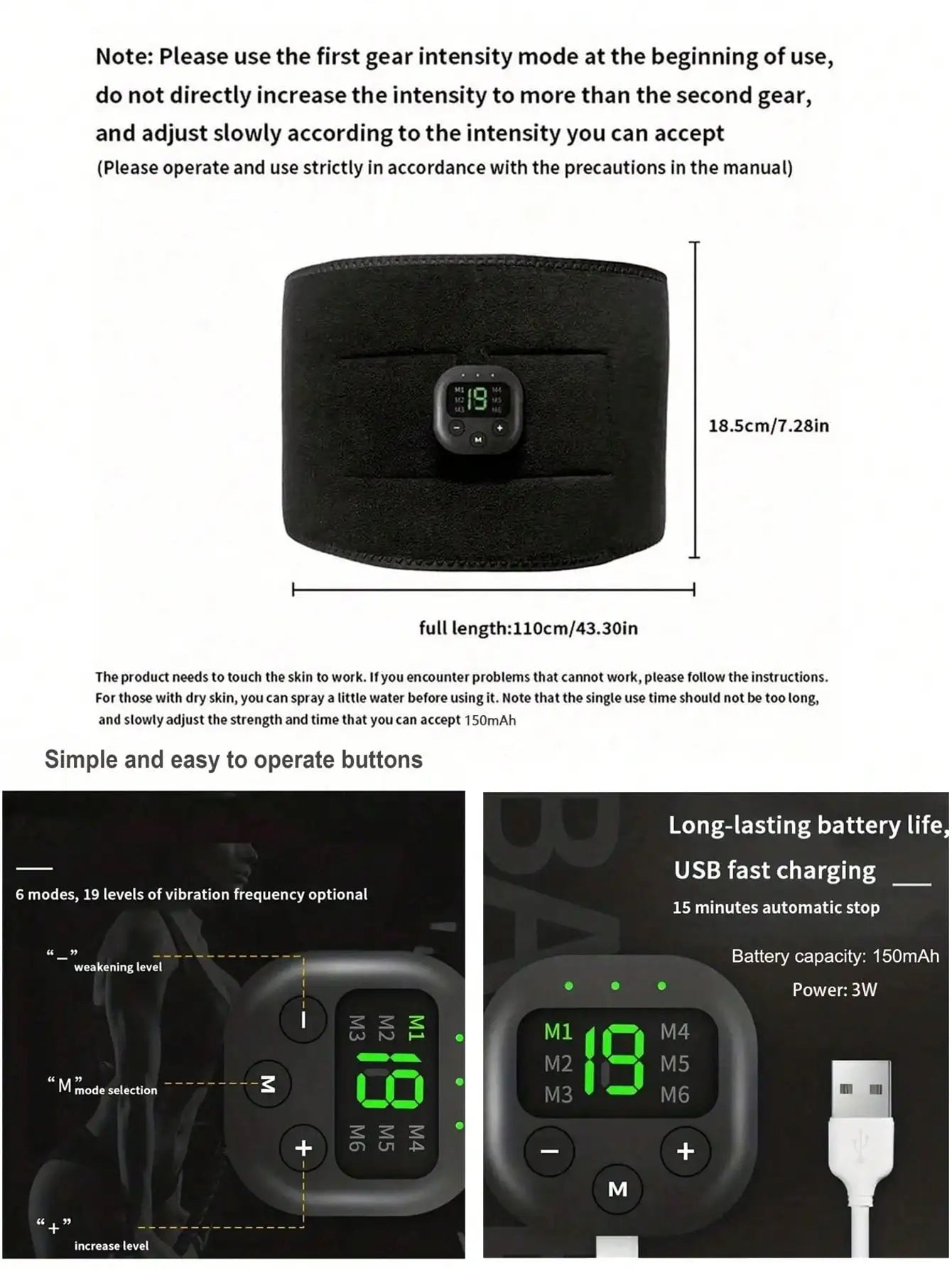 CoreTone - Advanced Abs Toning & Fitness Belt